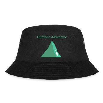Outdoor - Bucket Hat - Schwarz - Vorne