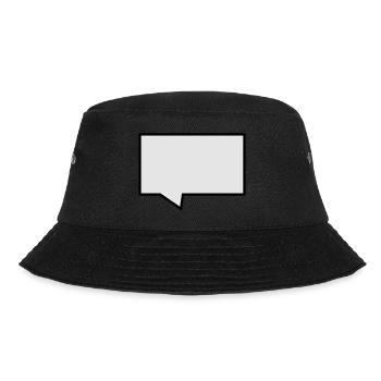 Sprechblase - Bucket Hat - Schwarz - Vorne - Lela (165cm)