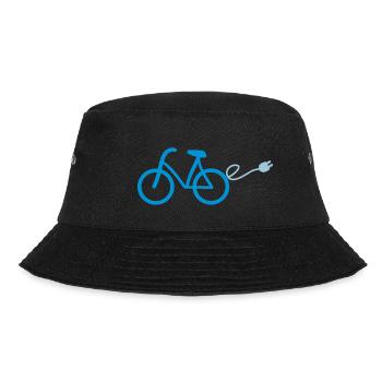 EBIKER - Bucket Hat - Schwarz - Vorne - Lela (165cm)