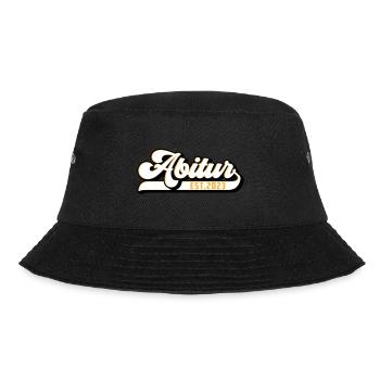 Farben änderbar | Abitur 2023 - Bucket Hat - Schwarz - Vorne - Lela (165cm)