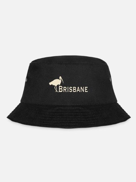 Bin Chicken Brisbane - Bucket Hat - Schwarz
