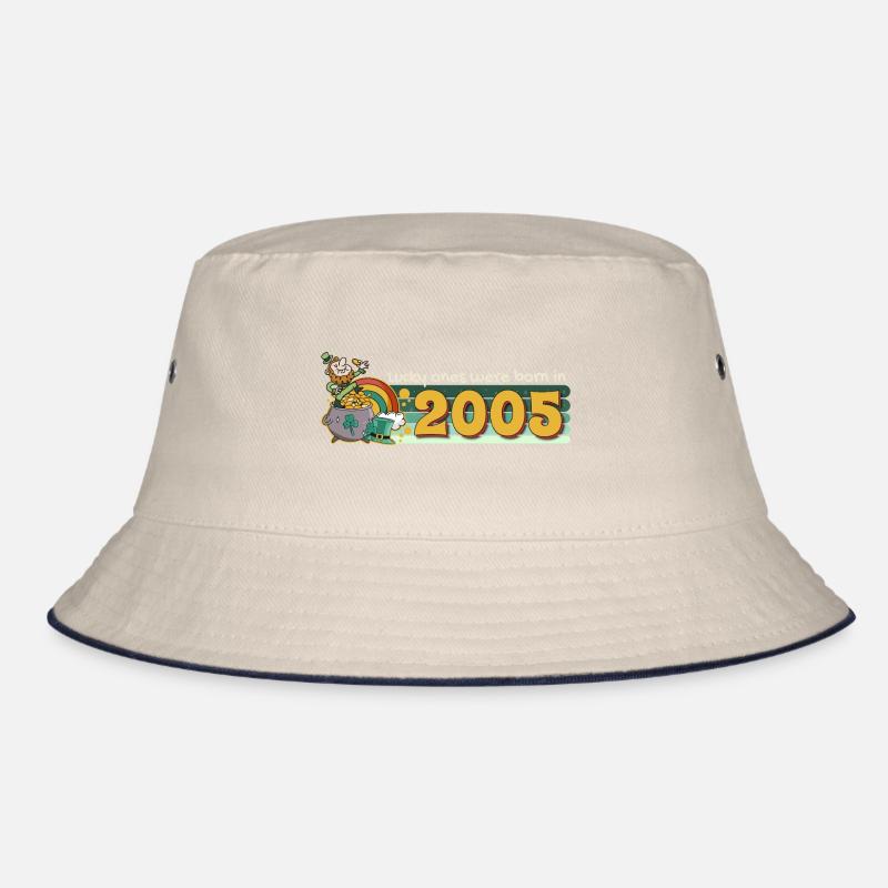 Lucky Ones Were Born in 2005 tee St. Patrick's Bucket Hat