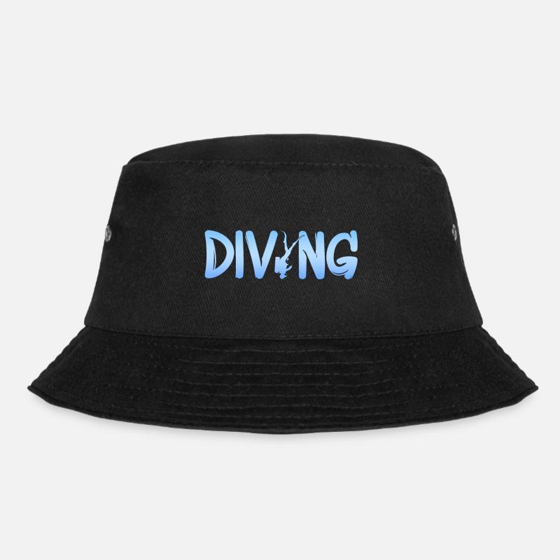 diving - Bucket Hat - Schwarz