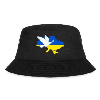 Dove of peace for Ukraine - Bucket Hat - black - Front - Lela (165cm)