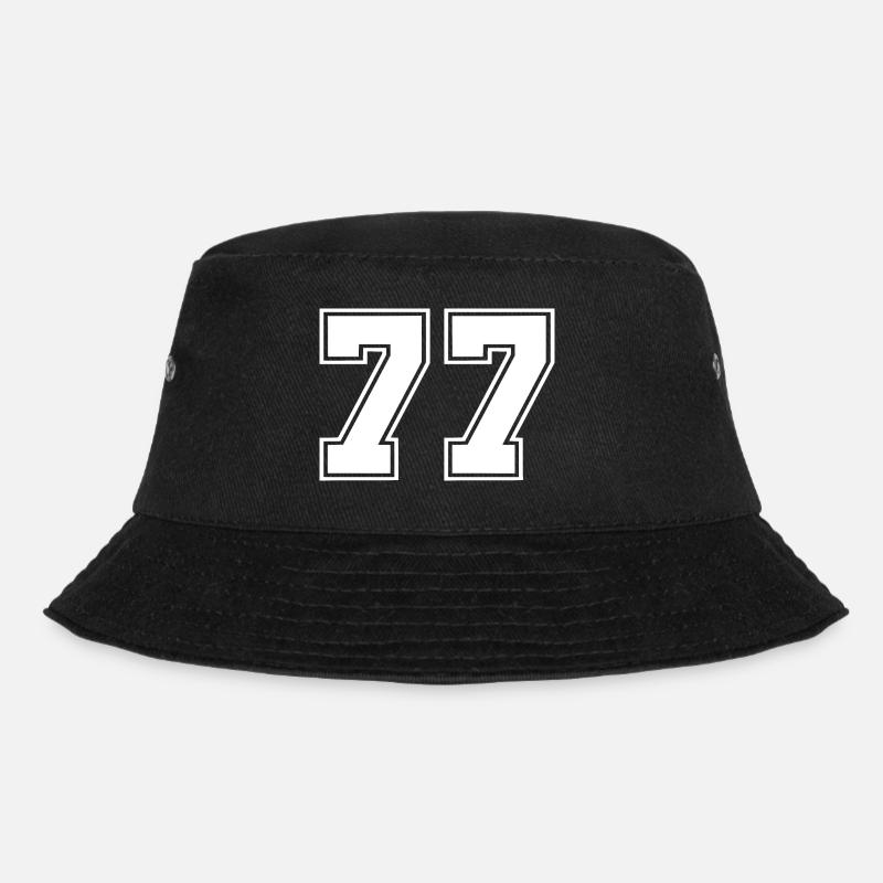 77 - Bucket Hat - Schwarz