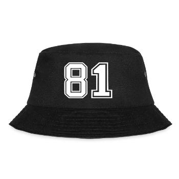 81 - Bucket Hat - Schwarz - Vorne - Lela (165cm)
