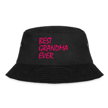 Best grandma ever - Bucket Hat - black - Front - Lela (165cm)