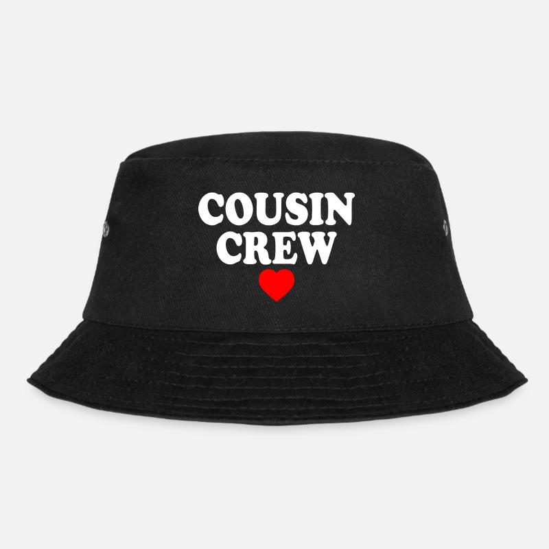 Cousin crew - Bucket Hat - Schwarz