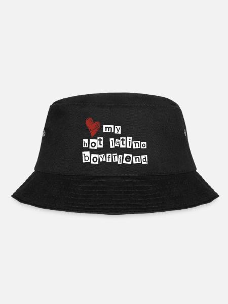 Love my hot latino boyfriend - Bucket Hat - black