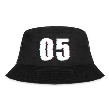 Five 5 Five 05 Number Effect Distorted Number - Bucket Hat - black - Front - Lela (165cm)