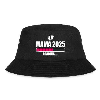 Mama 2025 - Bucket Hat - Schwarz - Vorne - Lela (165cm)