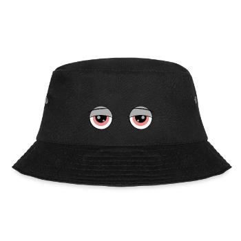 Red eyes - Bucket Hat - Schwarz - Vorne - Lela (165cm)