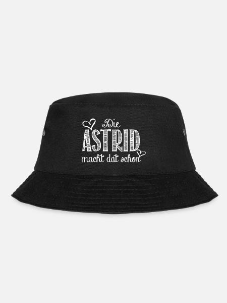 Astrid - Bucket Hat - Schwarz