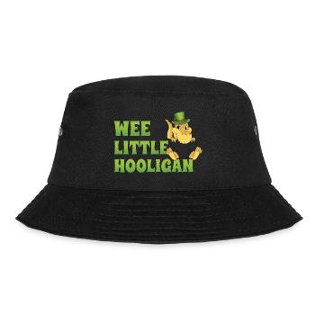 Wee Little Hooligan t-rex Dinosaure St Patrick Day - Bob - noir - Devant - Lela (165cm)