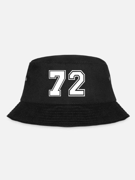 72 - Bucket Hat - Schwarz