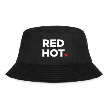 Glühend heiß - Bucket Hat - Schwarz - Vorne - Lela (165cm)