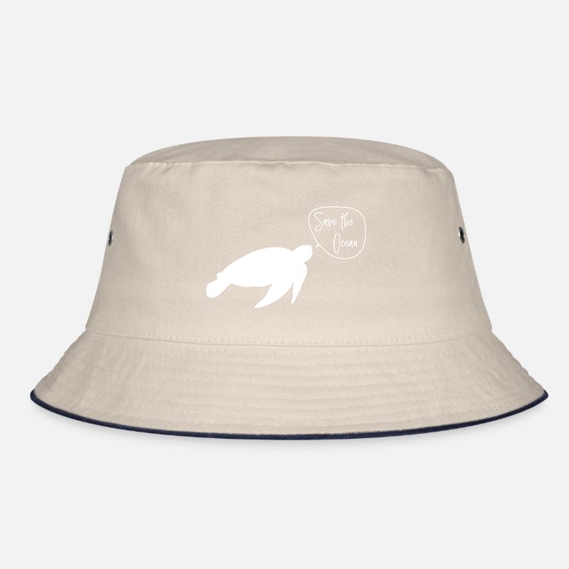 Save the Ocean - Schildkröte Bucket Hat