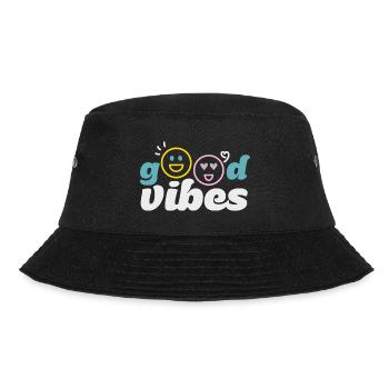 good_vibes - Bucket Hat - Schwarz - Vorne - Lela (165cm)