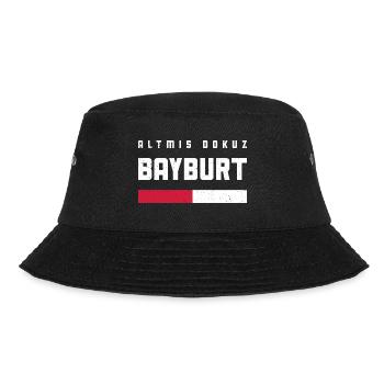 Bayburt 69 Türkei Turkiye Geschenk Urlaub Türk TR - Bucket Hat - Schwarz - Vorne - Lela (165cm)