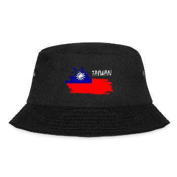 Taiwan, taiwan, Taiwandesign, Taipeh - Bucket Hat - Schwarz - Vorne - Lela (165cm)