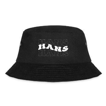 Drôle Hans Groovy 4 Hommes Femmes Cool Hans Tie Dye - Bob - noir - Devant - Lela (165cm)