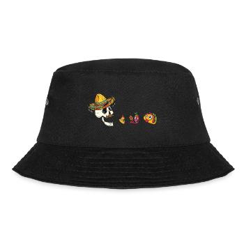 Funny Eating Tacos Cinco De Mayo Boys Kids Woman - Bucket Hat - black - Front - Lela (165cm)