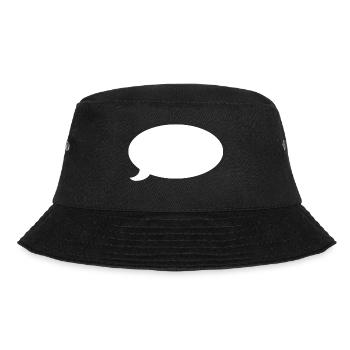 Blase (weiß) - Bucket Hat - Schwarz - Vorne - Lela (165cm)