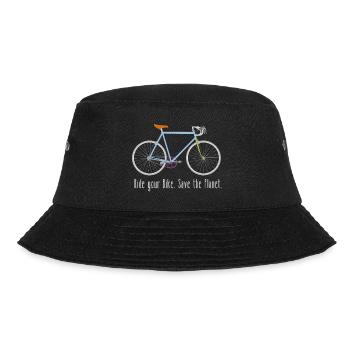 Ride your Bike - Bucket Hat - Schwarz - Vorne - Lela (165cm)