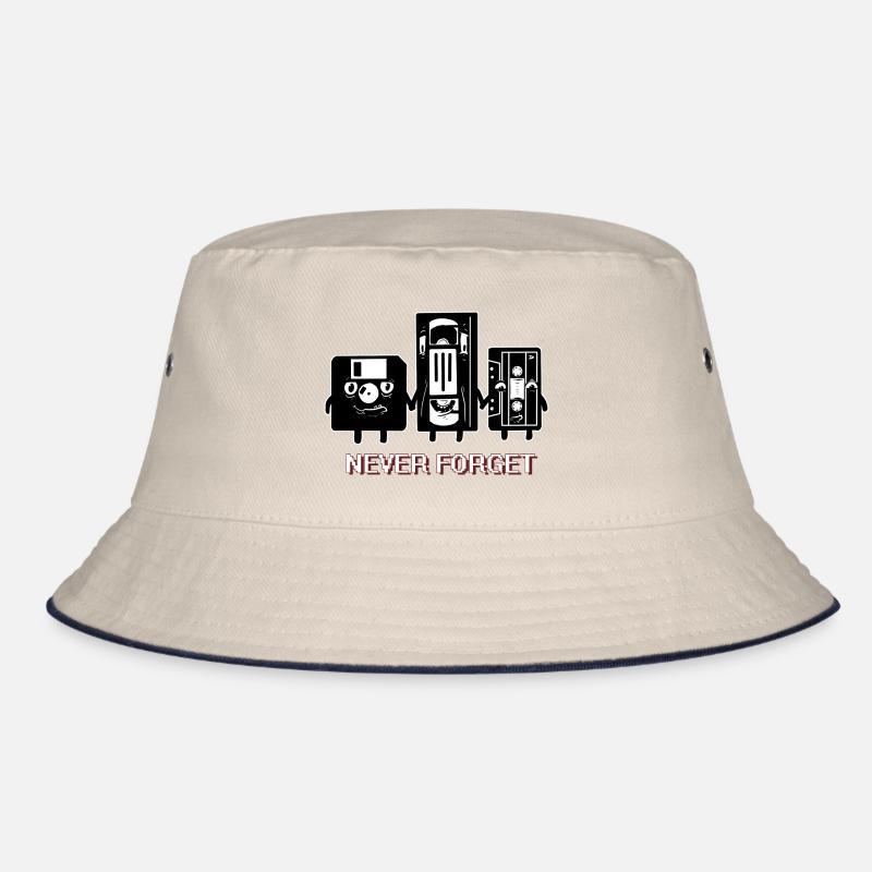 VERGESSEN SIE NIE CASETTE DISKETTE LUSTIG Bucket Hat