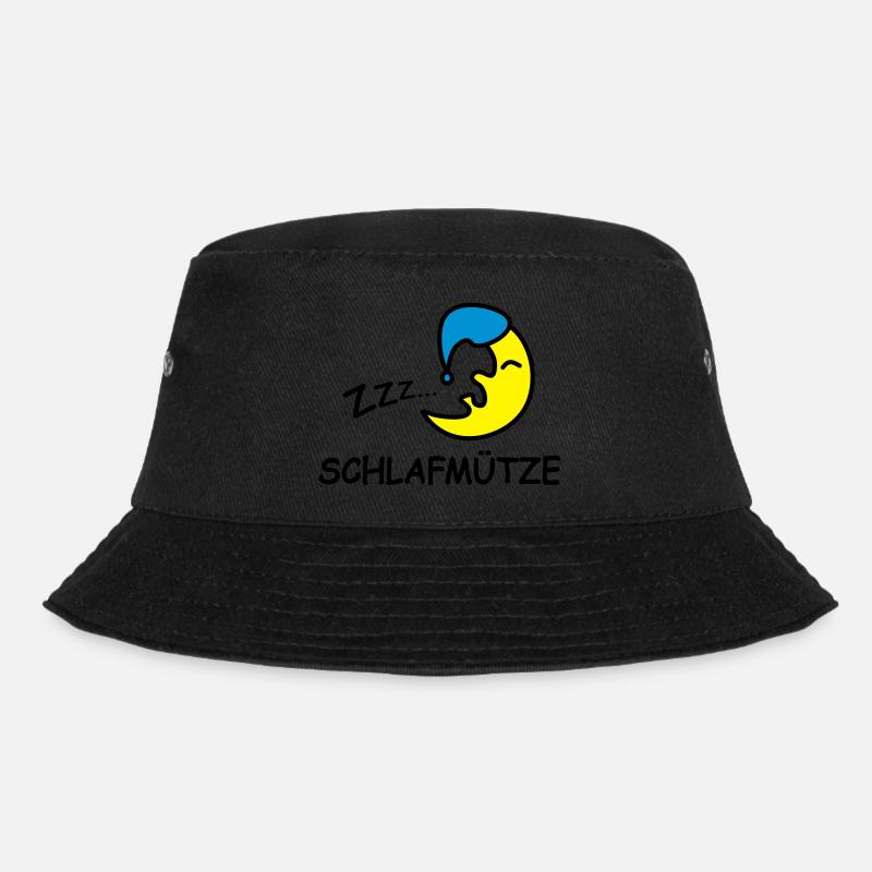 Schlafmütze - Bucket Hat - Schwarz