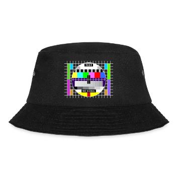 Test image test card status no signal screen display - Bucket Hat - black - Front - Lela (165cm)