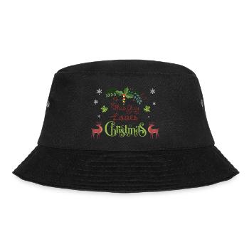 Christmas Guy Love Christmas Xmas Gift - Bucket Hat - black - Front - Lela (165cm)