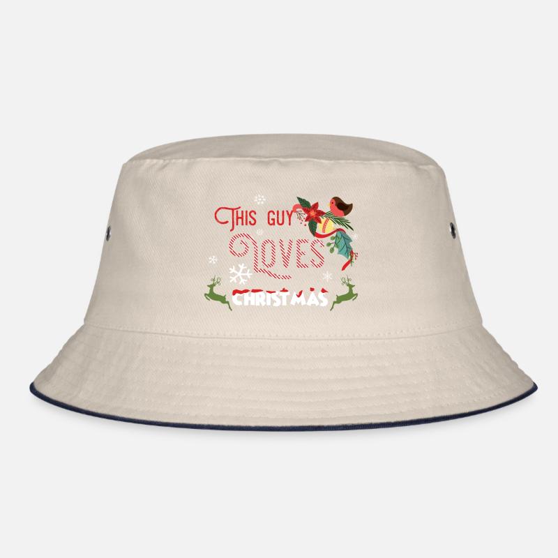 Weihnachten Guy Love Christmas Xmas Geschenk Bucket Hat