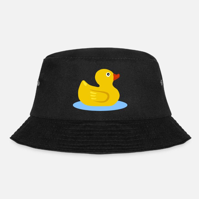Badeente - Bucket Hat - Schwarz
