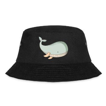 Wal Walmotiv - Bucket Hat - Schwarz - Vorne - Lela (165cm)