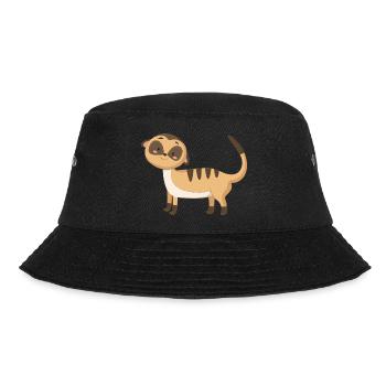 Meerkat Meerkat Meerkat Meerkat - Bucket Hat - black - Front - Lela (165cm)