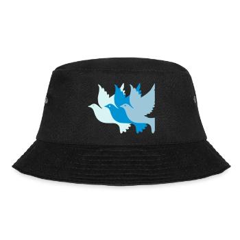 Taube - Bucket Hat - Schwarz - Vorne - Lela (165cm)
