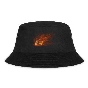 Flame Biker - Bucket Hat - black - Front - Lela (165cm)