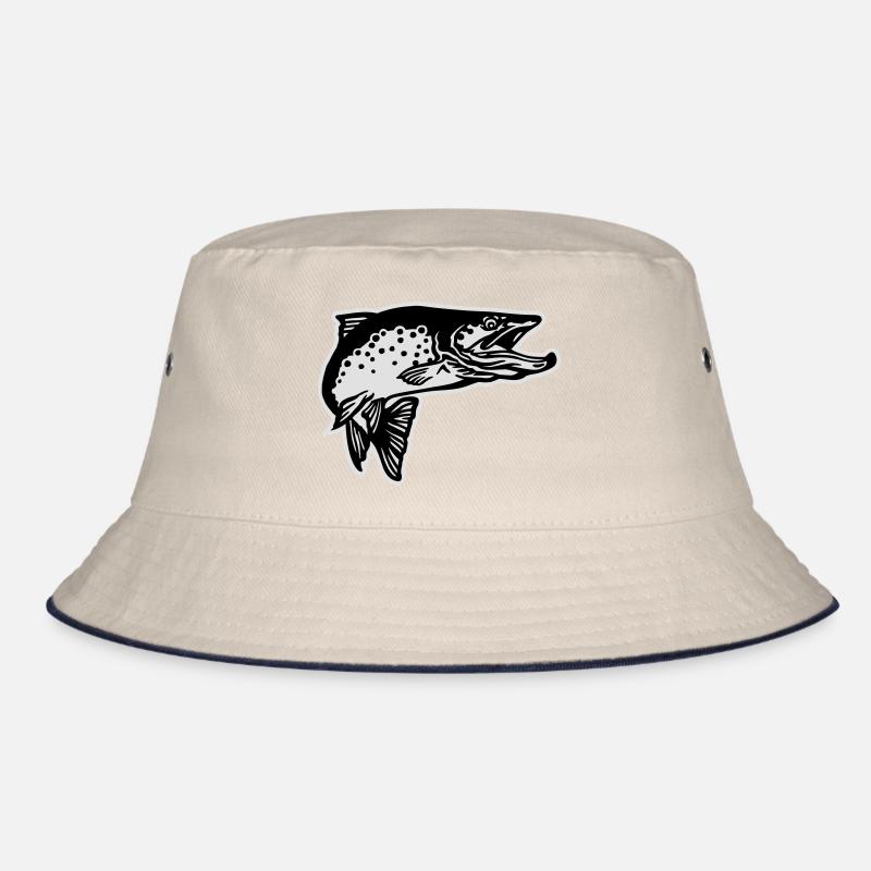 forelle2_2c_mit_kontur_2 Bucket Hat
