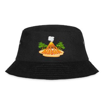Magma Lava Liquid lettering - Bucket Hat - black - Front - Lela (165cm)