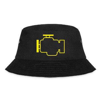 Control lamp fault in the engine exhaust system car - Bucket Hat - black - Front - Lela (165cm)
