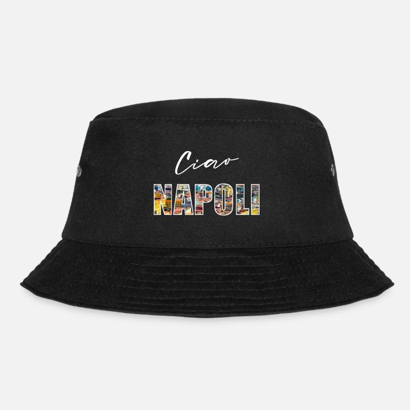 ciao napoli - Bucket Hat - black