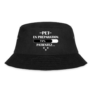Pet en préparation patientez... t-shirt humour - Bob - noir - Devant - Lela (165cm)