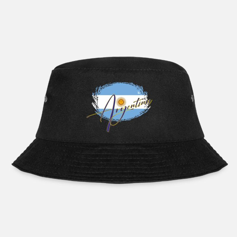 Argentina Signatrue - Bucket Hat - black
