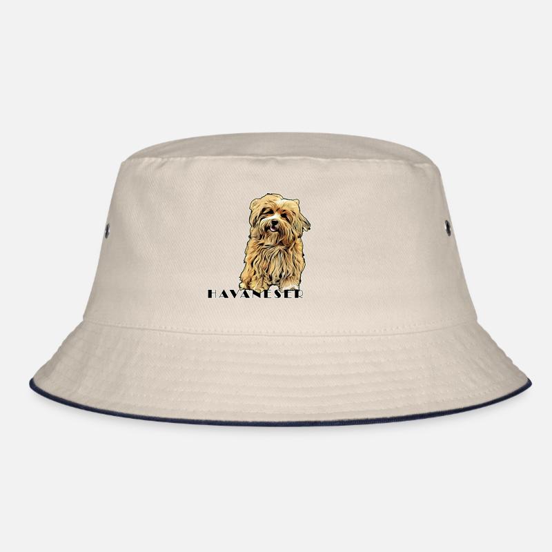 Havanese Comic Text2 Bucket Hat