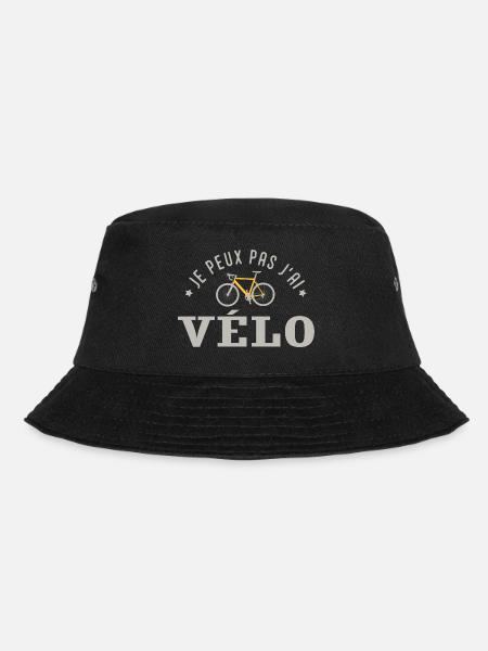 J'peux pas j'ai Vélo sport cyclisme cycliste - Bob - noir