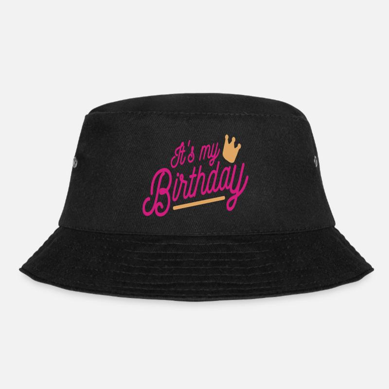 My birthday - Bucket Hat - black