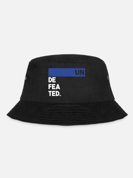 undefeated undefeated undefeated unbeaten - Bucket Hat - black