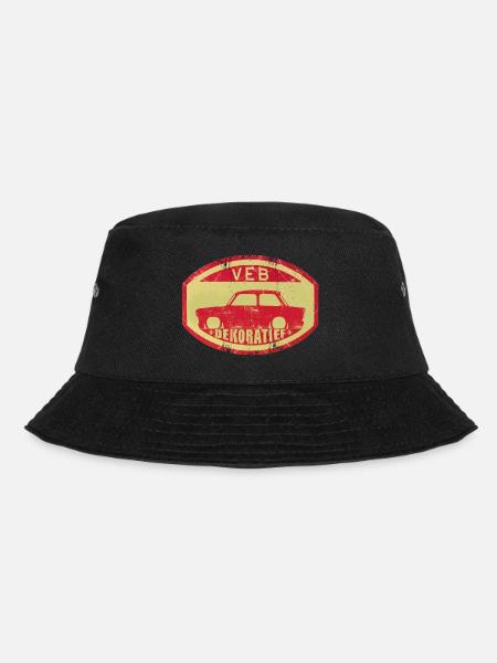  601 - VEB - Dekoratief - Bucket Hat - Schwarz