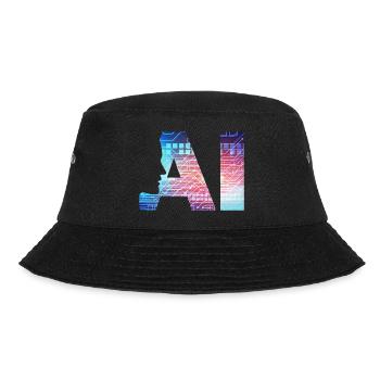 Artificial Intelligence - Bucket Hat - black - Front - Lela (165cm)